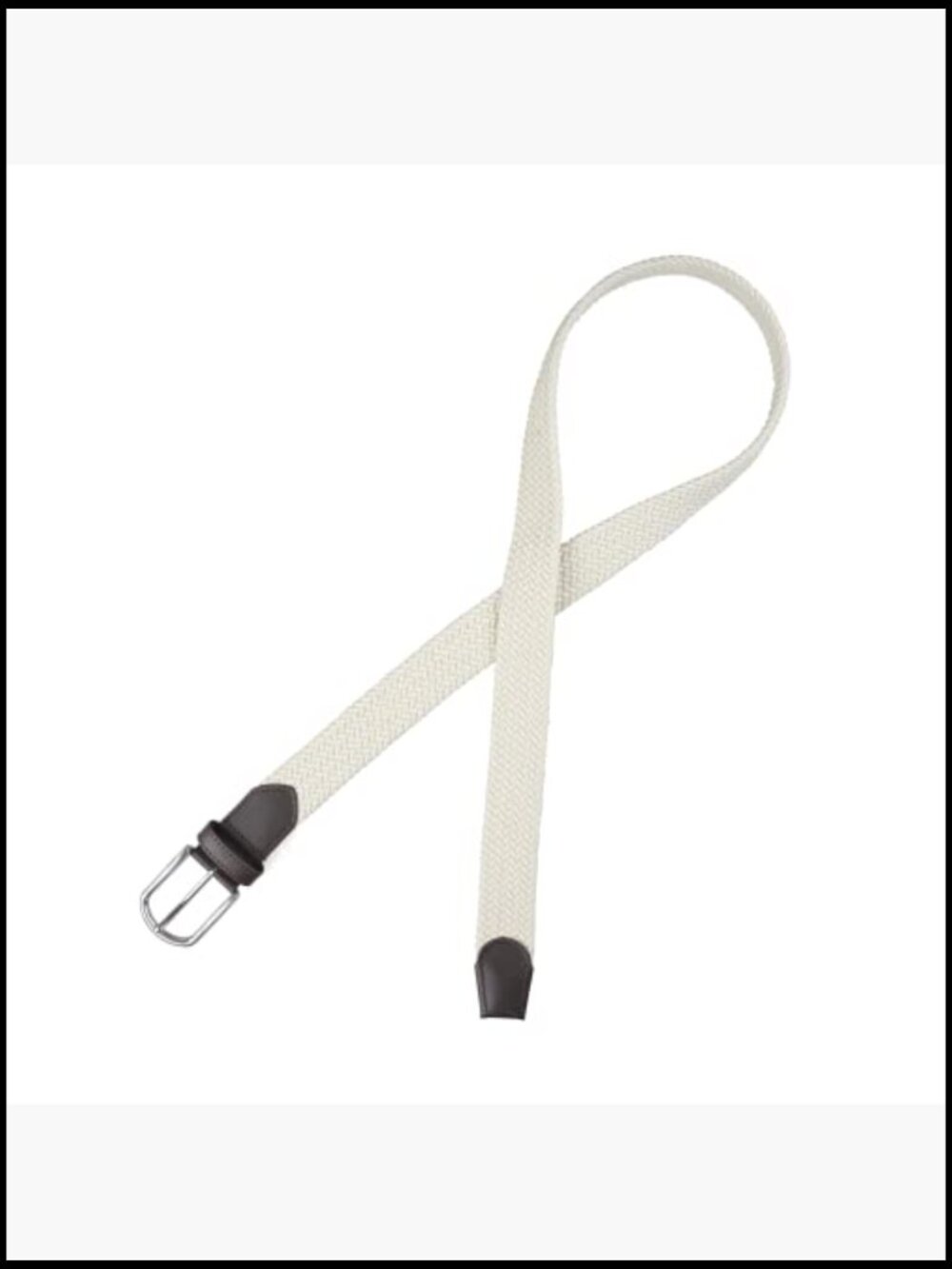 Woven Web Stretch Belt - Versatile Classic Braided Design for Perfect Fit - Picture 2 of 3